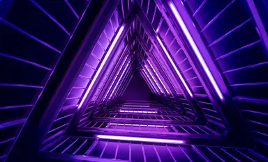 Abstract purple architecture HIGH RES