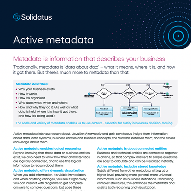 Active meta data preview
