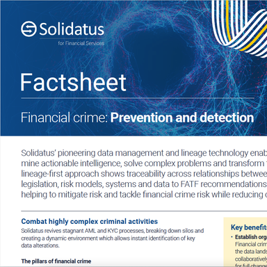 Financial crime factsheet