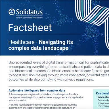 Healthcare factsheet