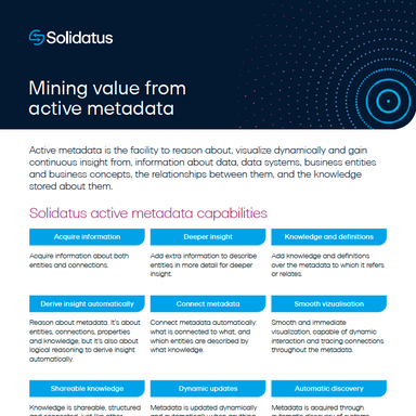 Mining Value Active Metadata preview