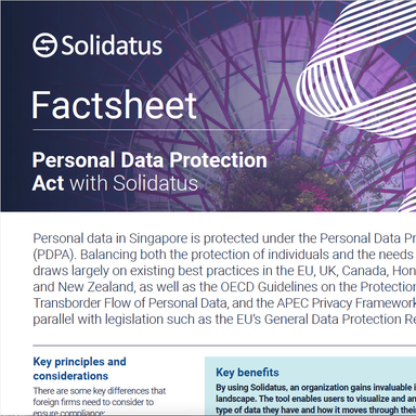 PDPA factsheet