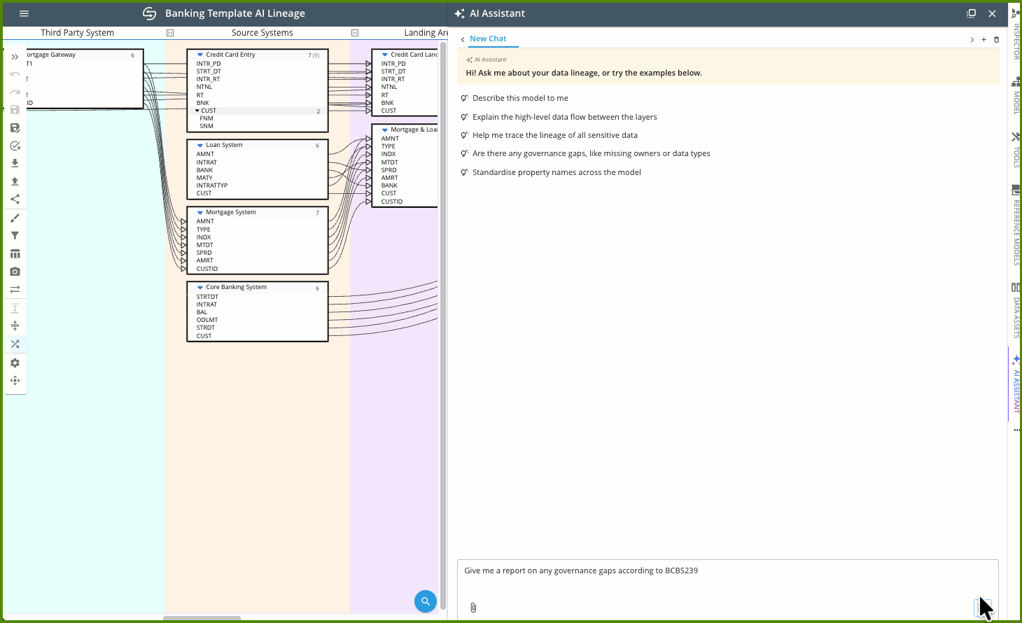 AI Lineage Assistant reports